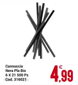 Centro Cash Cannuccia Nera Pla Bio offerta