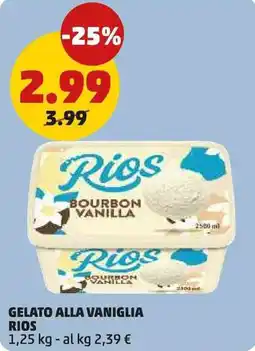 PENNY Gelato alla vaniglia RIOS offerta
