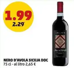 PENNY Nero d'avola sicilia DOC offerta