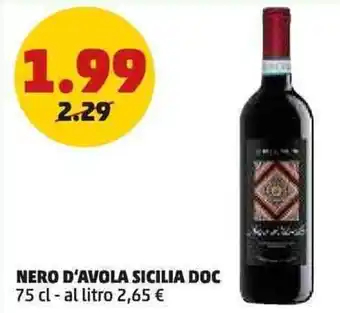 PENNY Nero d'avola sicilia DOC offerta
