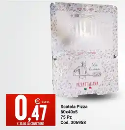 Centro Cash Scatola Pizza 60x40x5 offerta