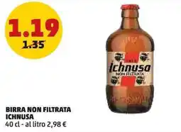 PENNY Birra non filtrata ICHNUSA offerta
