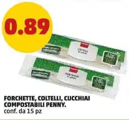 PENNY Forchette, coltelli, cucchiai compostabili PENNY offerta