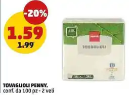 PENNY Tovaglioli PENNY offerta