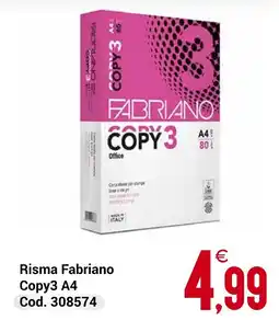 Centro Cash Risma Fabriano Copy3 A4 offerta