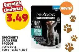 PENNY Crocchette grain free PRODOG offerta