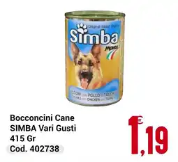 Centro Cash Bocconcini Cane SIMBA offerta