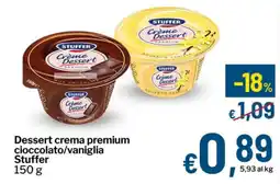 Qui Discount Dessert crema premium cioccolato/vaniglia Stuffer offerta