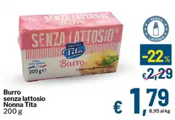Qui Discount Burro senza lattosio Nonna Tita offerta