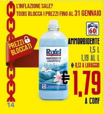 Todis Rixel ammorbidente offerta