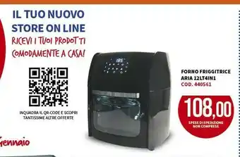 Forno friggitrice aria 12lt4in1