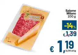 Qui Discount Salumeria Italiana Salame Milano offerta