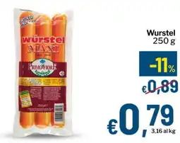 Qui Discount Wurstel offerta