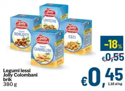 Qui Discount Legumi lessi Jolly Colombani brik offerta