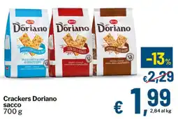 Qui Discount Crackers Doriano sacco offerta