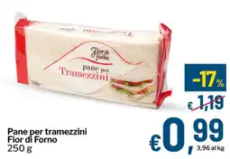 Qui Discount Pane per tramezzini Fior di Forno offerta