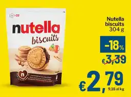 Qui Discount Nutella biscuits offerta