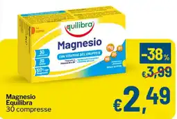 Qui Discount Magnesio Equilibra 30 compresse offerta