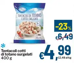 Qui Discount Tentacoli cotti di totano surgelati offerta