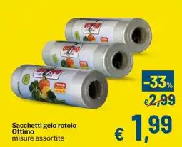 Qui Discount Sacchetti gelo rotolo Ottimo offerta