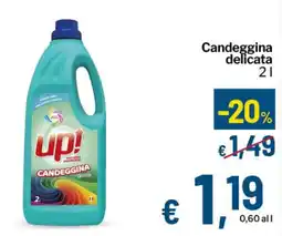 Qui Discount up! Candeggina delicata offerta