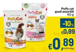 Qui Discount Crancy Puffy cat offerta