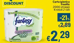 Qui Discount Carta igienica freelife offerta