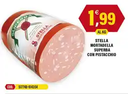 Adhoc Stella mortadella superba con pistacchio offerta