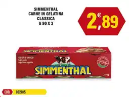 Adhoc Simmenthal carne in gelatina classica offerta