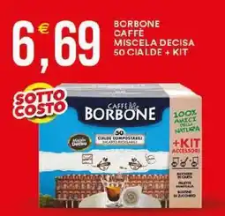 Vantaggio Cash&Carry Borbone caffè miscela decisa 50 cialde + kit offerta