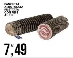 Vantaggio Cash&Carry Pancetta arrotolata filettata con pepe offerta