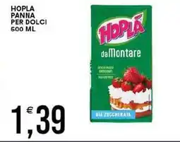 Vantaggio Cash&Carry Hopla panna per dolci offerta