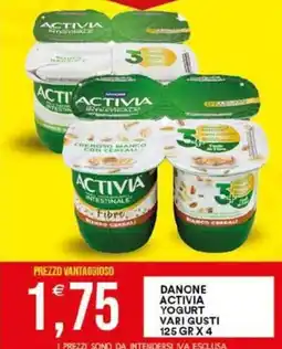 Vantaggio Cash&Carry Danone activia yogurt offerta