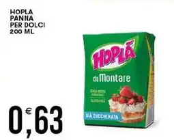 Vantaggio Cash&Carry Hopla panna per dolci offerta