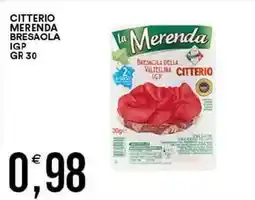 Vantaggio Cash&Carry Citterio merenda bresaola igp offerta