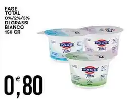 Vantaggio Cash&Carry Fage total 0%/2%/5% di grassi bianco offerta