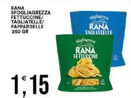 Vantaggio Cash&Carry Rana sfogliagrezza fettuccine/ tagliatelle/ pappardelle offerta