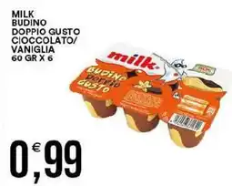 Vantaggio Cash&Carry Milk budino doppio gusto cioccolato/ vaniglia offerta