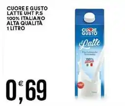 Vantaggio Cash&Carry Cuore e gusto latte uht p.s 100% italiano alta qualità offerta