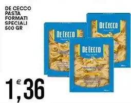 Vantaggio Cash&Carry De cecco pasta formati speciali offerta