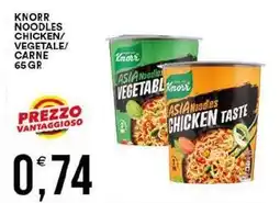 Vantaggio Cash&Carry Knorr noodles chicken/ vegetale/ carne offerta