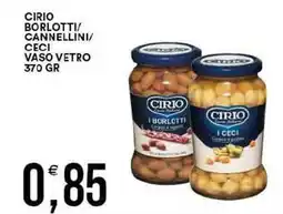 Vantaggio Cash&Carry Cirio borlotti/ cannellini/ ceci vaso vetro offerta