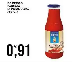Vantaggio Cash&Carry De cecco passata di pomodoro offerta