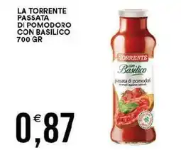 Vantaggio Cash&Carry La torrente passata di pomodoro con basilico offerta