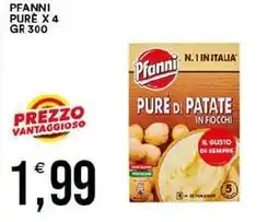 Vantaggio Cash&Carry Pfanni pure x 4 offerta