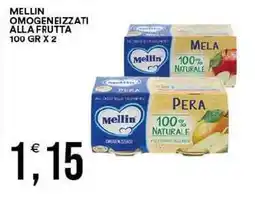 Vantaggio Cash&Carry Mellin omogeneizzati alla frutta offerta