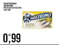Vantaggio Cash&Carry Nostromo sardine in olio di oliva offerta