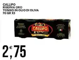 Vantaggio Cash&Carry Callipo riserva oro tonno in olio di oliva offerta