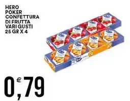 Vantaggio Cash&Carry Hero poker confettura di frutta offerta