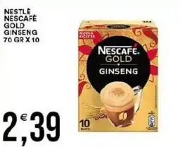 Vantaggio Cash&Carry Nestle nescafe gold ginseng offerta